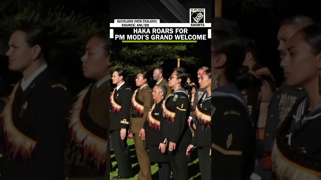 Watch: PM Modi welcomed with Maori tribe&rsquo;s folk &lsquo;Haka&rsquo; dance in New Zealand