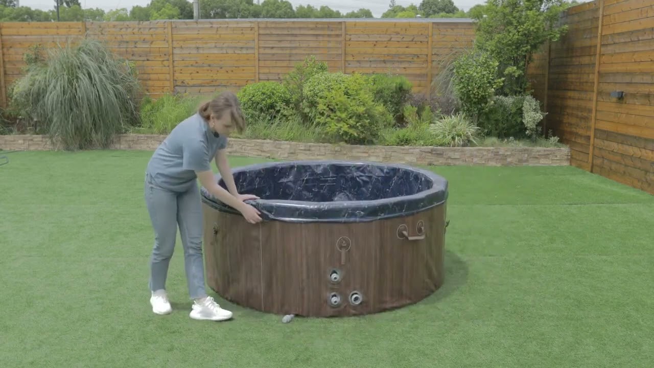 2023 SaluSpa - ThermaCore Foam AirJet Plus Hot Tub Installation
