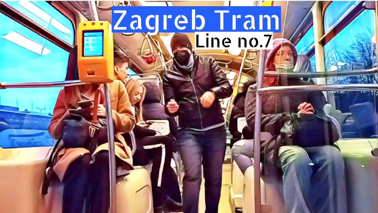 Zagreb Tram Rides 2022 - Inside view of Tram | Zagreb, Croatia Tour