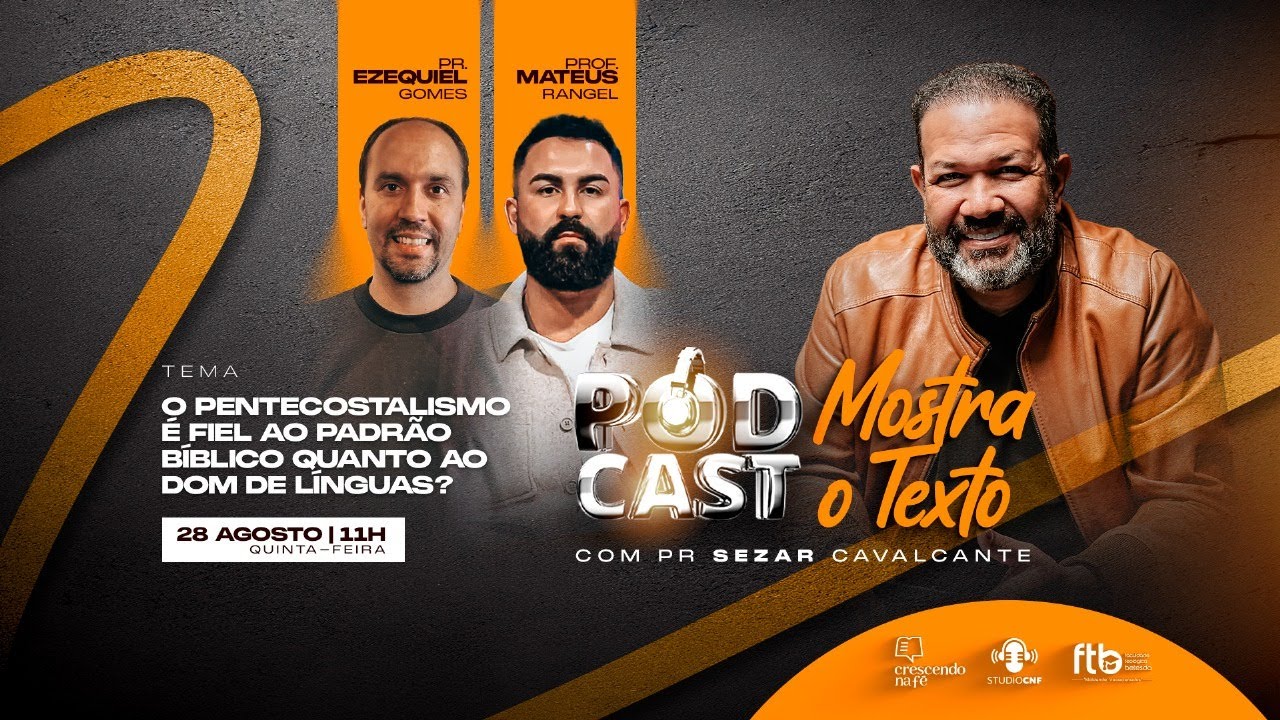 MOSTRA O TEXTO  - TEMA: O PENTECOSTALISMO É FIEL AO PADRÃO BIBLICO QUANTO AO DOM DE LÍNGUAS?