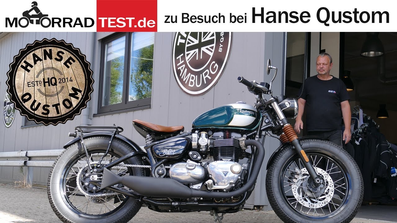Hanse Qustom | Herrliche Custom Bikes von Triumph Hamburg (Q-Bike)