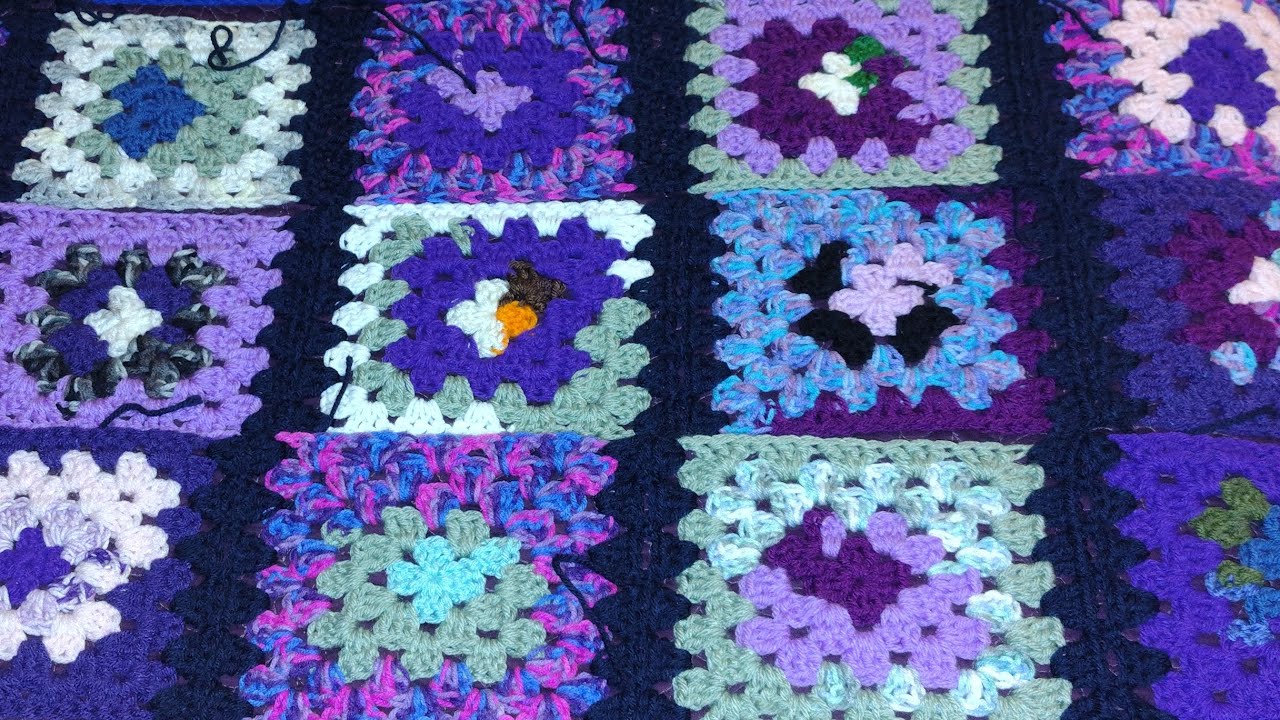 Happy New Year... Finishing up blanket part 1