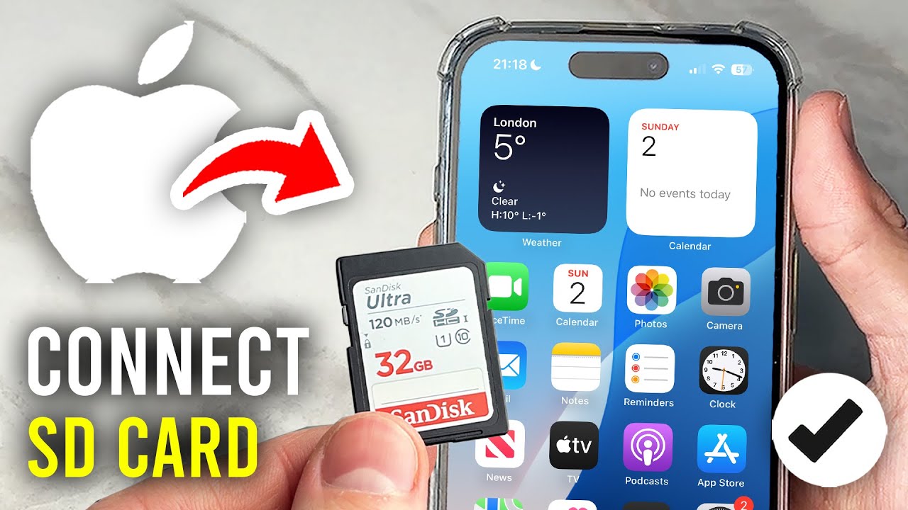 How To Connect Camera SD Card In iPhone - Full Guide