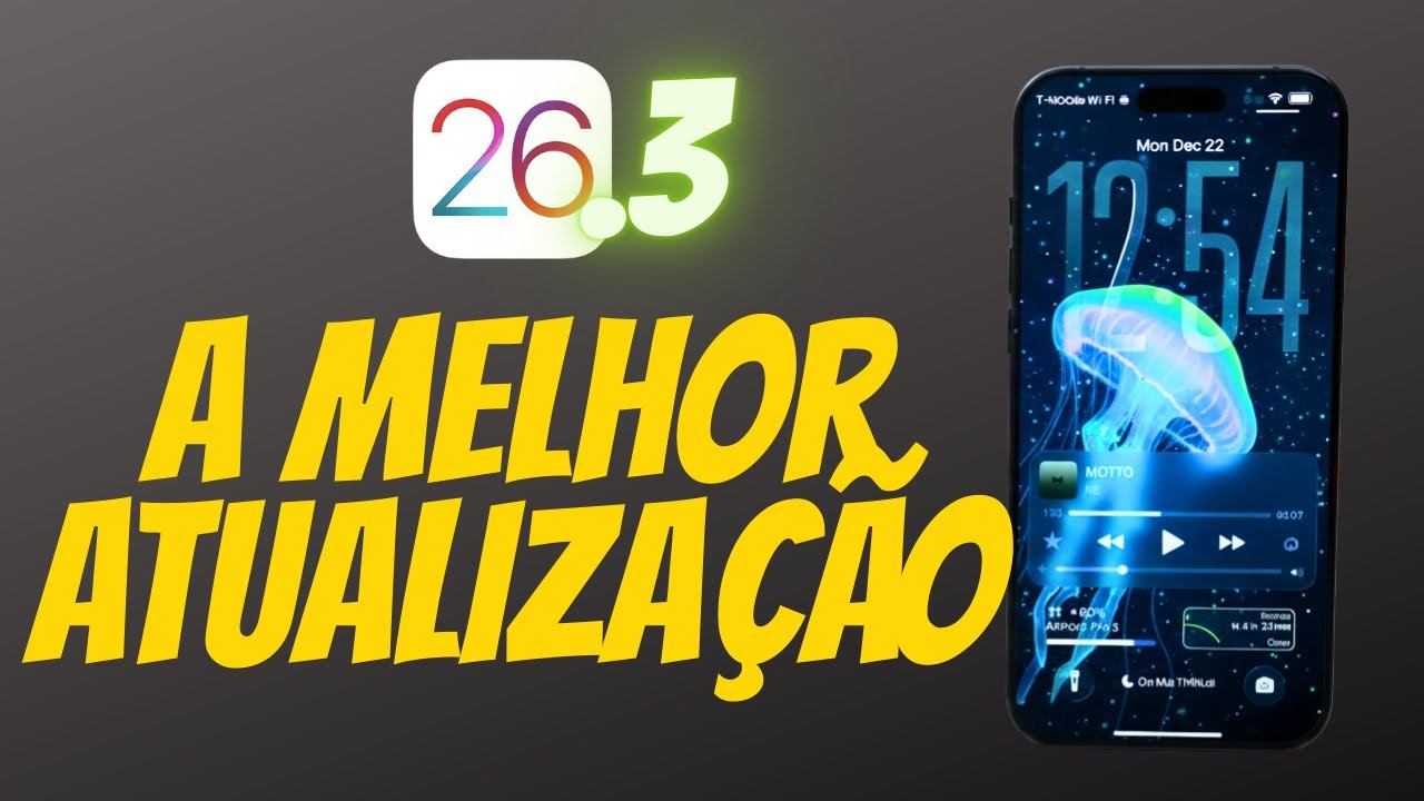 🚨 iOS 26.3 na VIDA REAL: Performance e Bateria