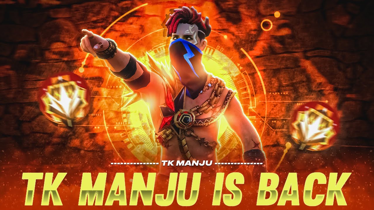 TK MANJU IS BACK🥵|| FREE FIRE LIVE IN KANNADA || TEAM KARNATAKA
