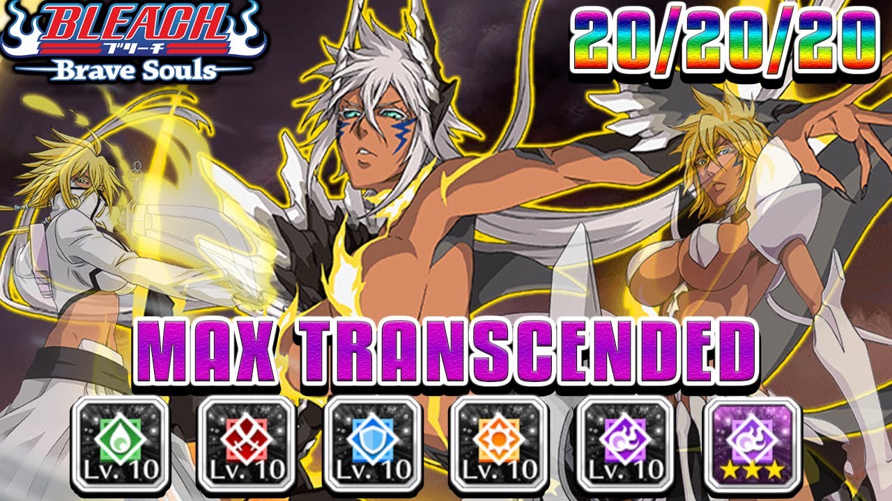 MAX TRANSCENDED 20/20/20 CFYOW BR HALIBEL (w/ 500+ SP) SHOWCASE WITH BEST BUILDS! Bleach Brave Souls