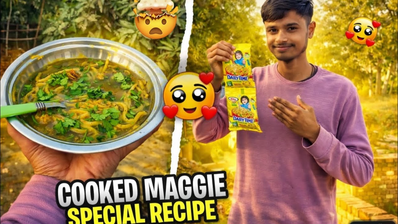 Eating spicy 🥵 cooked maggi 😋🤤#viral 