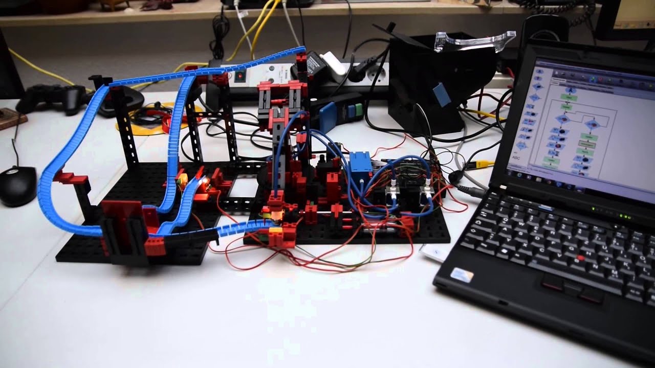 Fischertechnik Computing - Kugelbahn - Elektro Pneumatik - ROBOT TX - 516186