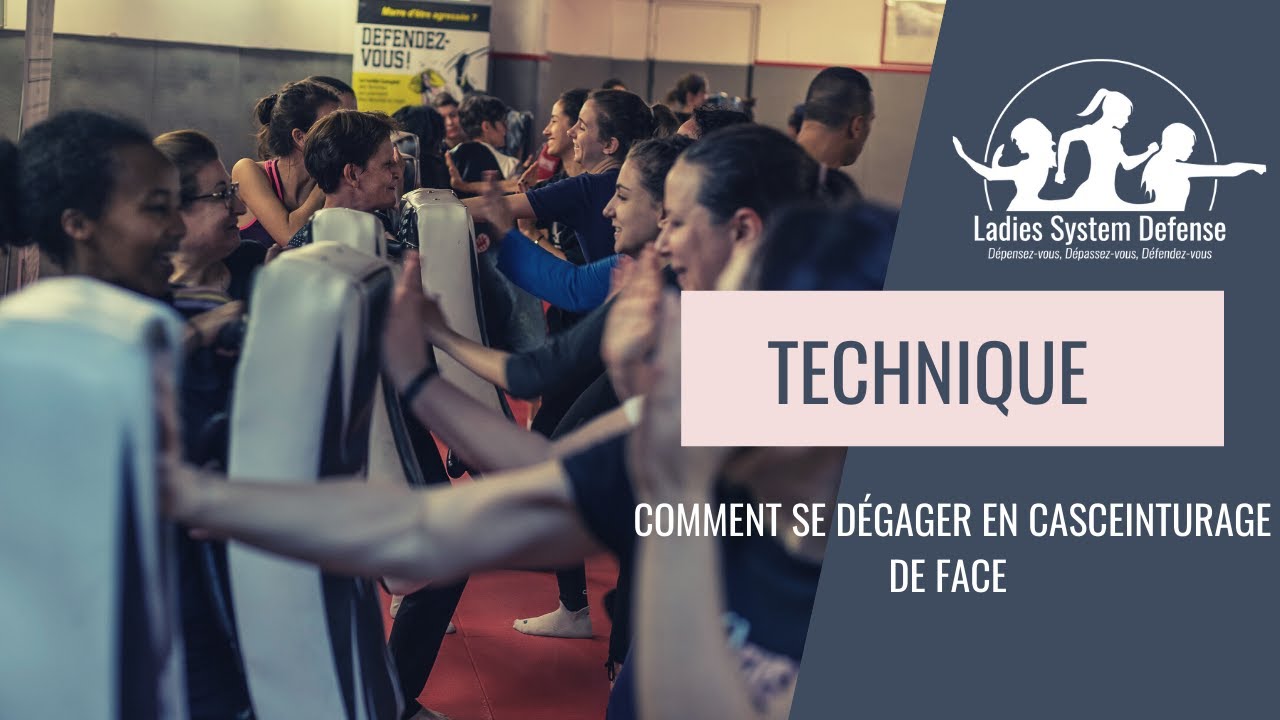 🎬SELF-DEFENSE FEMININE: DEFENSE SUR CEINTURAGE DE FACE🎬