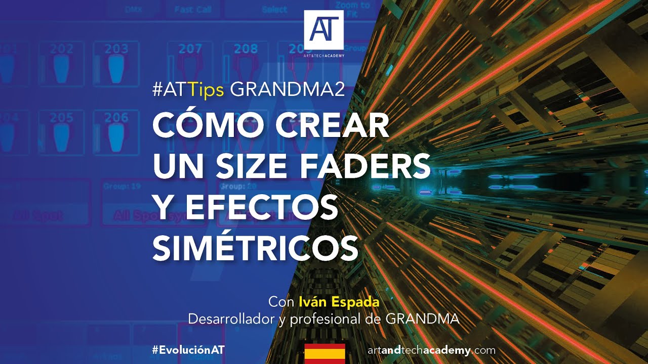GrandMA2- Size fader + efectos simétricos