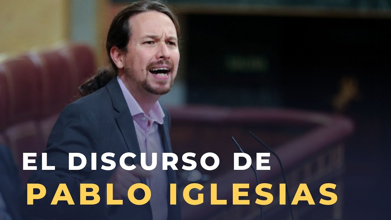 El discurso de Pablo Iglesias, en tres minutos