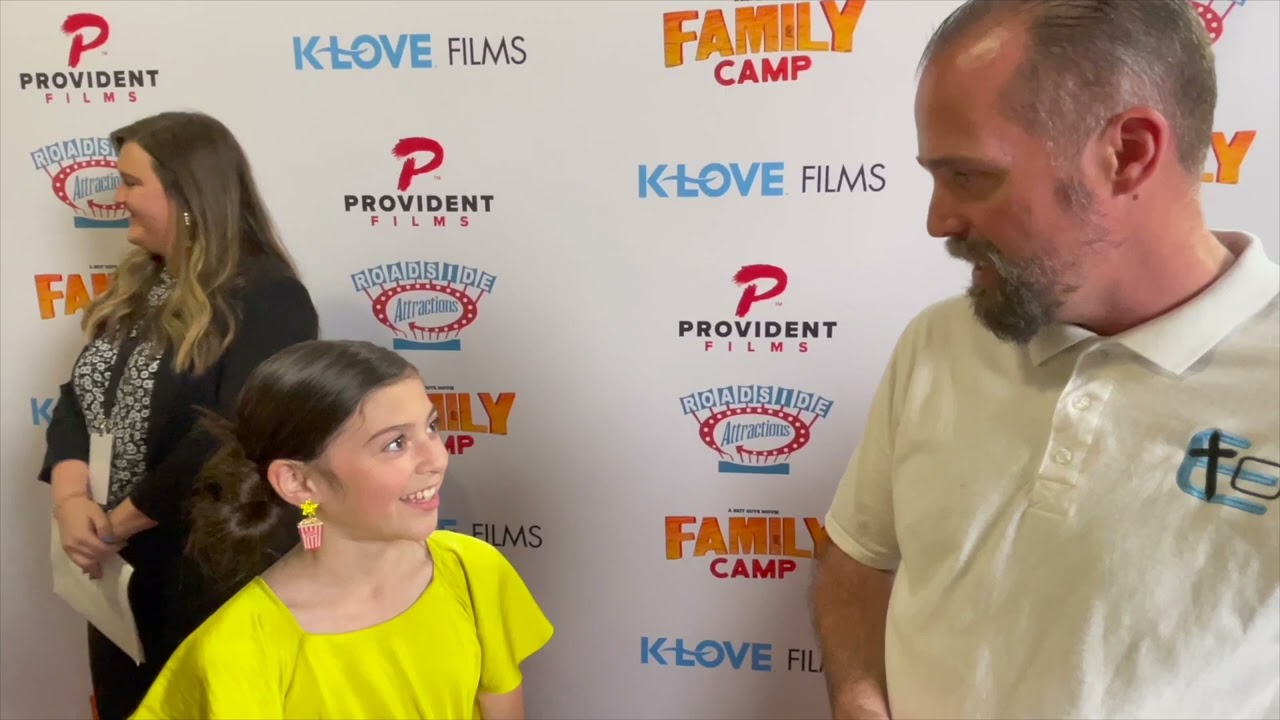 Family Camp Red Carpet Premiere - Interview w/ Keslee Blalock