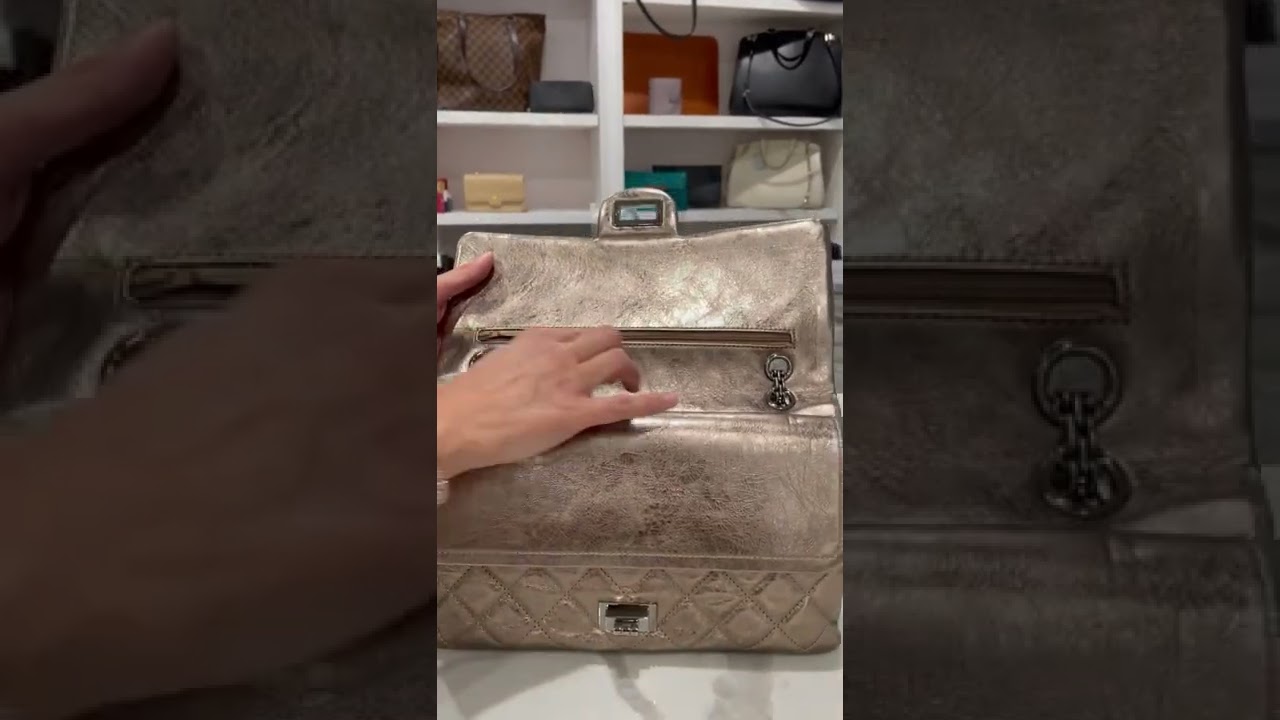#chanel Reissue 2.55 Classic Double Flap Bag, here at One Savvy Design Consignment