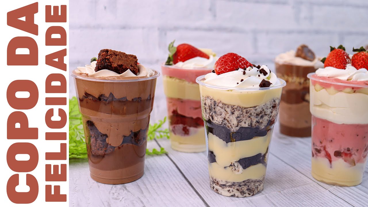 COPO DA FELICIDADE PERFEITO: 1 BASE, 4 SABORES | Descubra todos os segredos de produção!