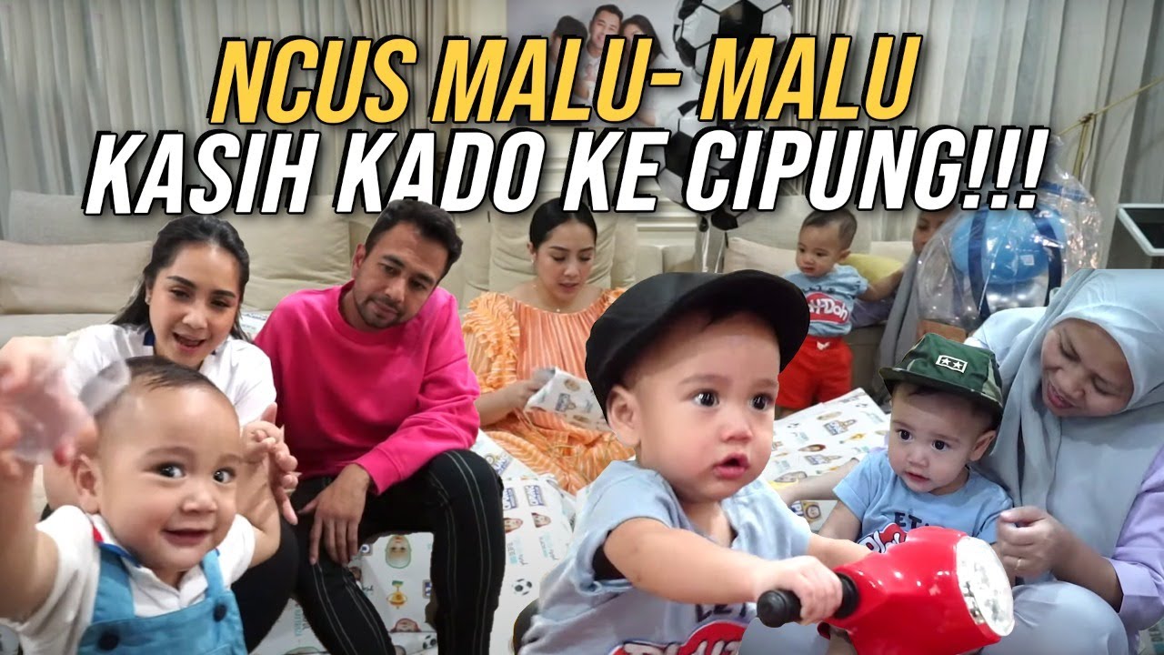 CIPUNG ILANG DIANTARA TUMPUKKAN KADO!!!NAGITA TERHARU CIPUNG DAPET KADO DARI NCUS…