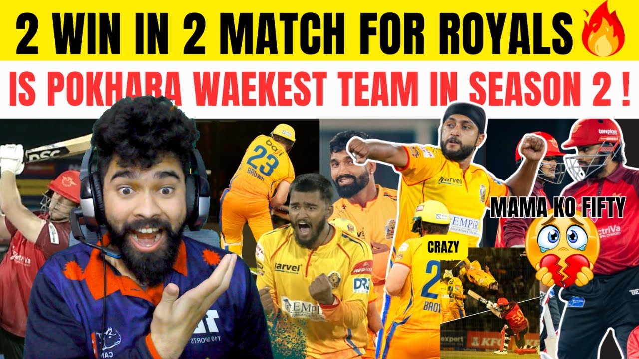Sudurpaschim Royals 2 Win In 2 Match CRAZY : Is Pokhara Weak Team ?