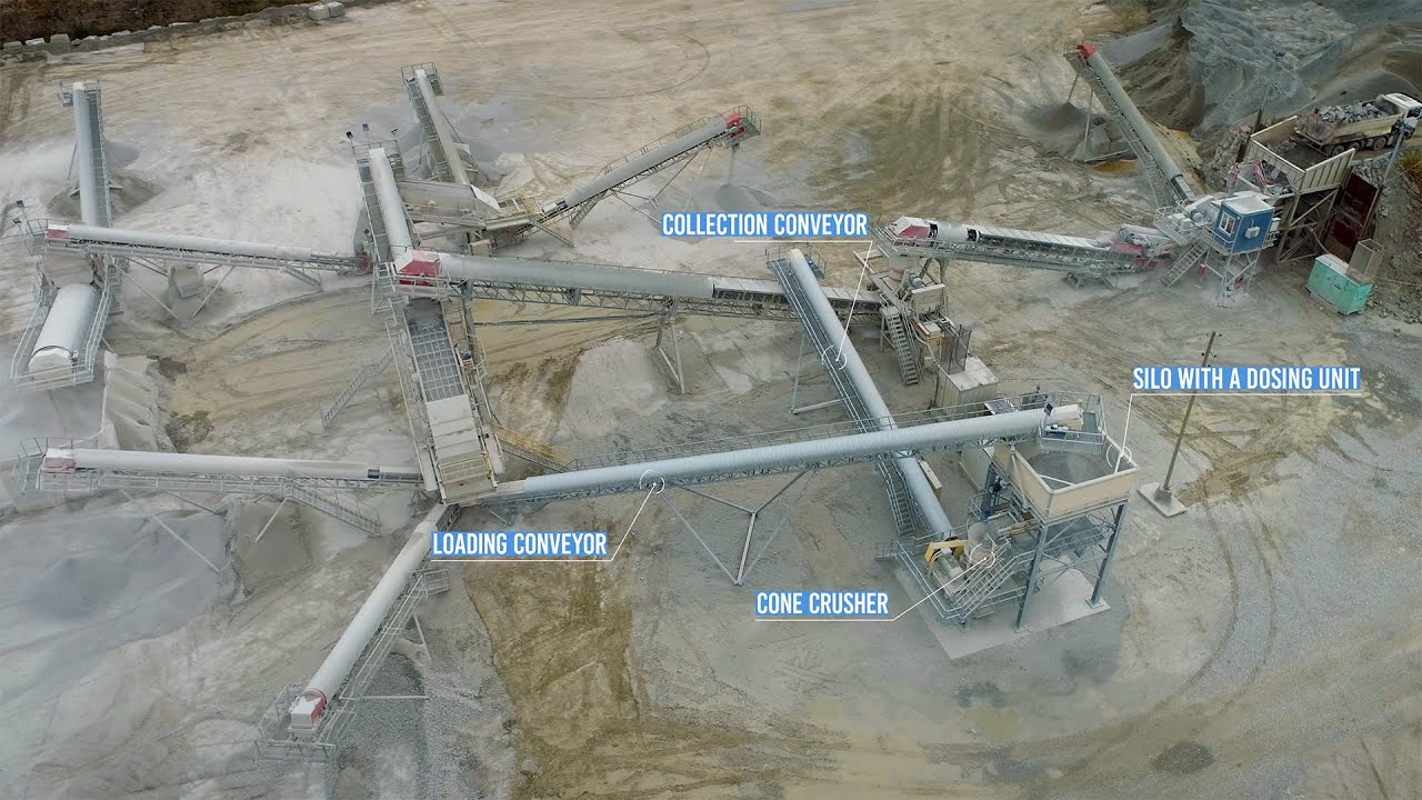 Apeco Group Kunda quarry tertiary crushing unit planning, production, transportation, assembly