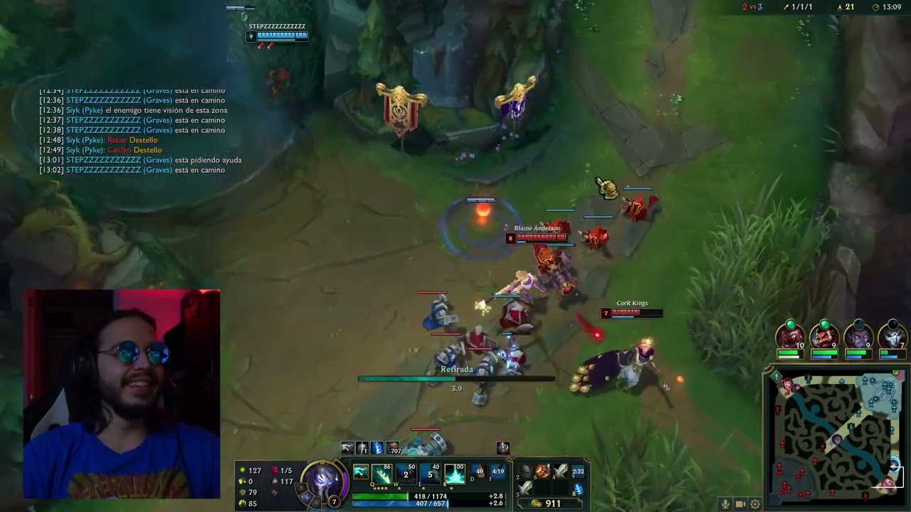 Silver y Stepz jugando lol