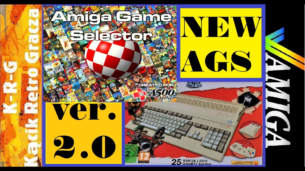 NOWOŚĆ |  AGS 2.0 - AMIGA GAME SELECTOR | A500Mini Version