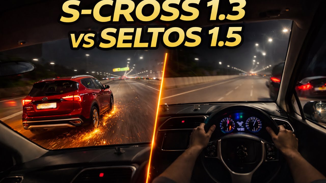 S-Cross 1.3 Diesel vs Kia Seltos 1.5 Petrol NA | Highway POV Drive & Pul