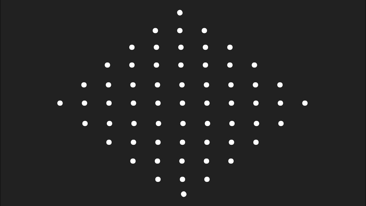 Easy Dots Kolam Design🌺 Simple Muggulu With 11×1 Dots 🌺#kolam#muggulu #rangoli