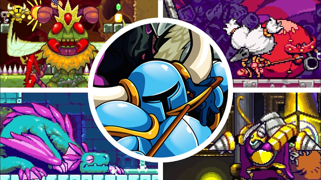Shovel Knight Dig - All Bosses + Ending [Roguelike]