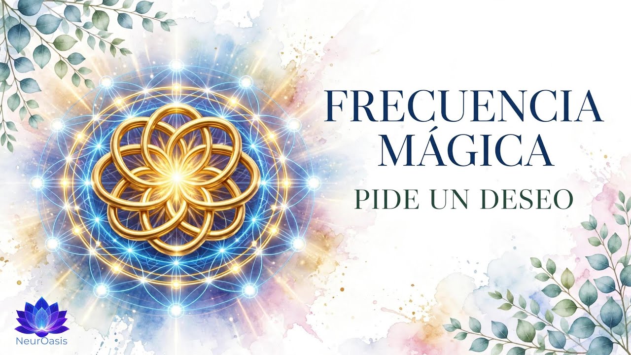 FRECUENCIA MILAGROSA PARA PEDIR DESEOS ✨SE CUMPLEN💫 MUY PODEROSA. Frecuencias de Luz.