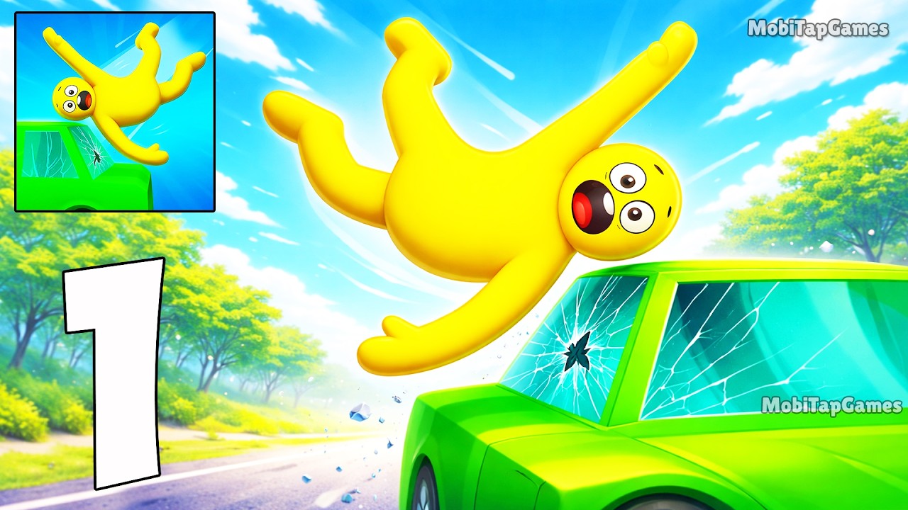 🎮 Drop Dude — Funny Fall & Smash Gameplay Walkthrough (iOS, Android)