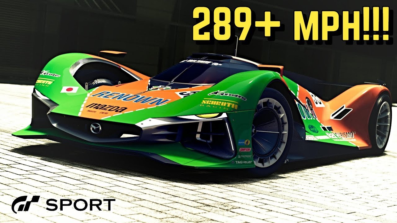 GT SPORT : 289+ MPH Mazda LM55 Setup!!