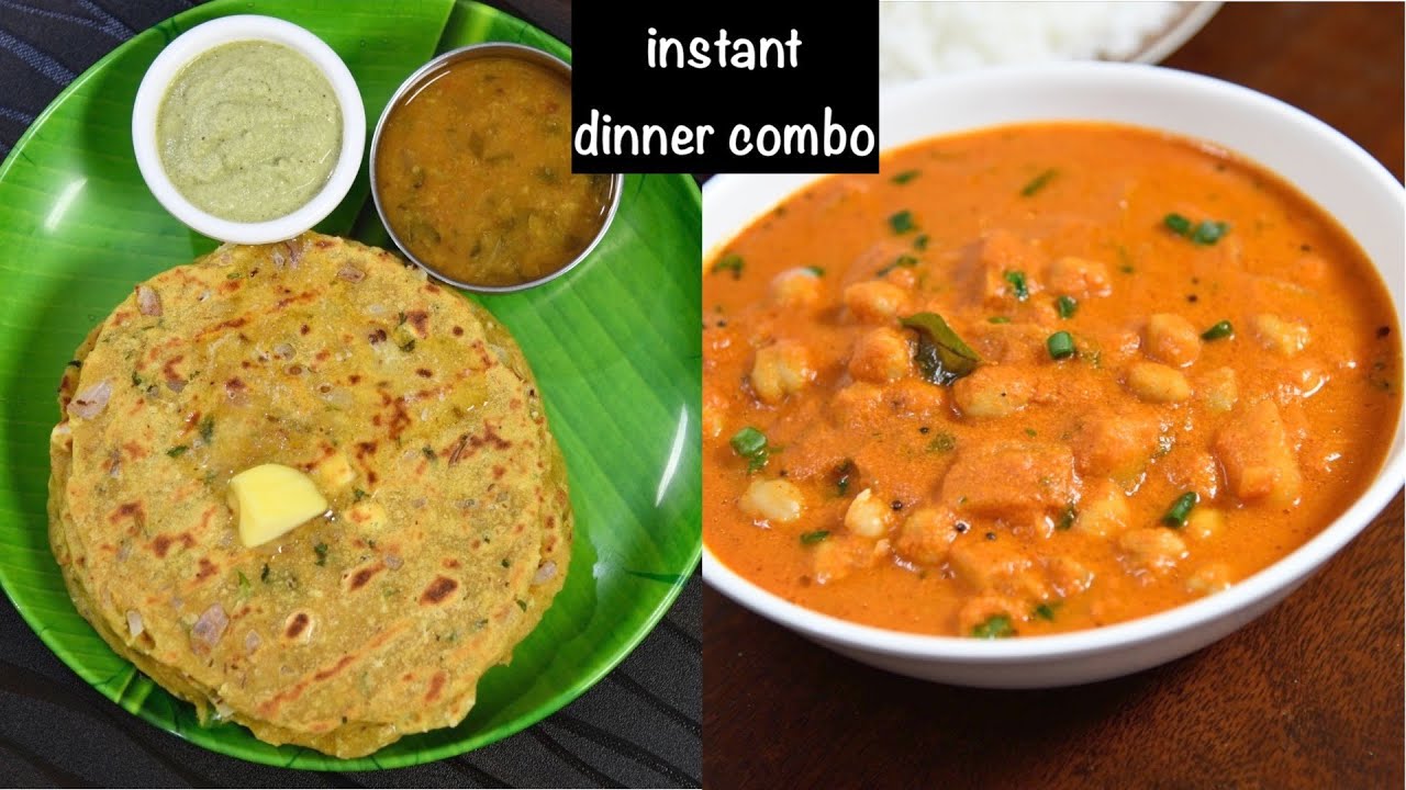 instant dinner combo - godhi rotti with aloo kootu | godhi rotti recipe | aloo kootu recipe