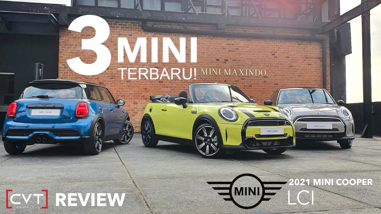 GAK SAMPAI 1 M!!. 3 MINI COOPER INI FACELIFT BERSAMAAN. MINI COOPER 3 DOOR, 5 DOOR & CABRIO!