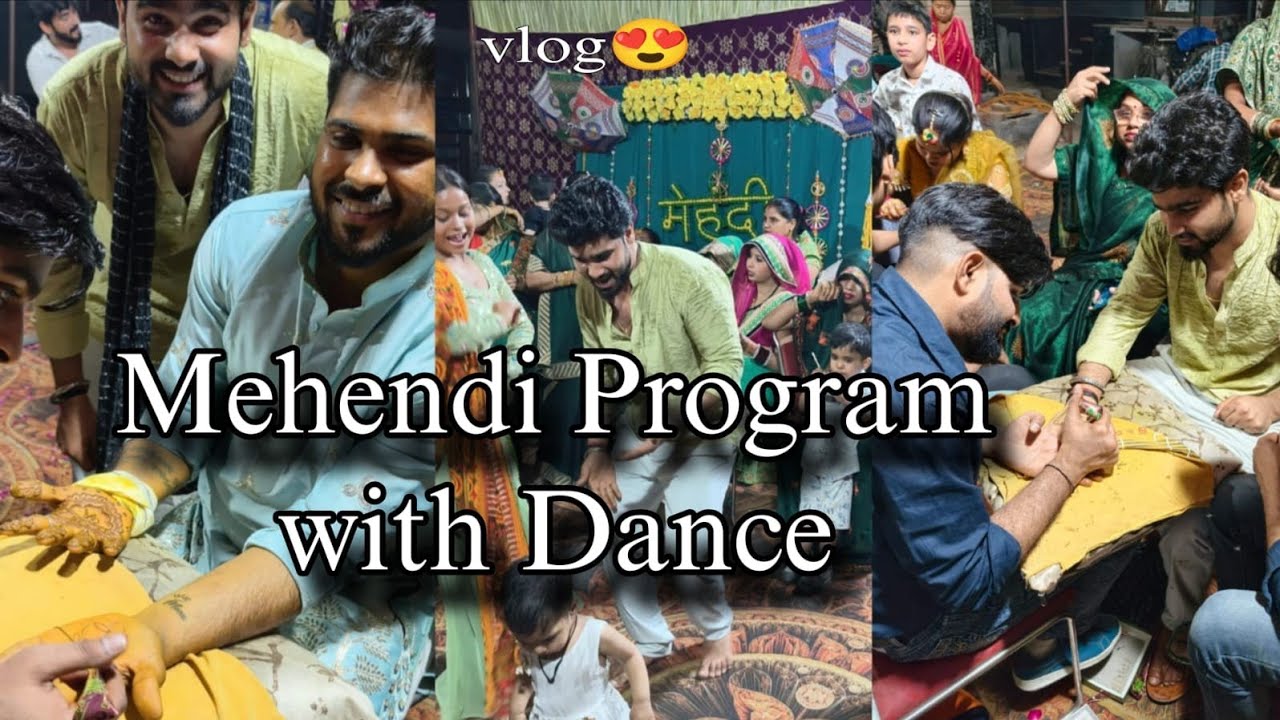 Mehendi ki Raat  Masti 😍🧿#familyvlog #wedding 