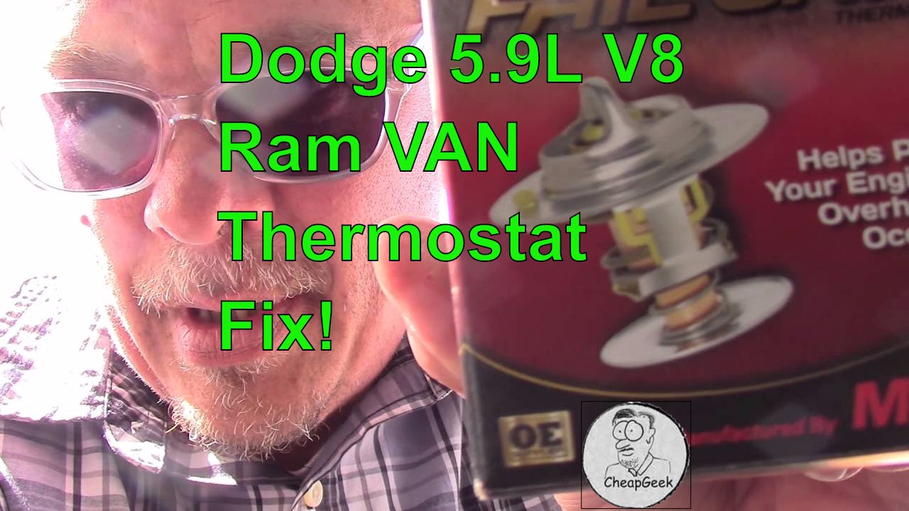 How to Replace the Thermostat in a Dodge RAM VAN!
