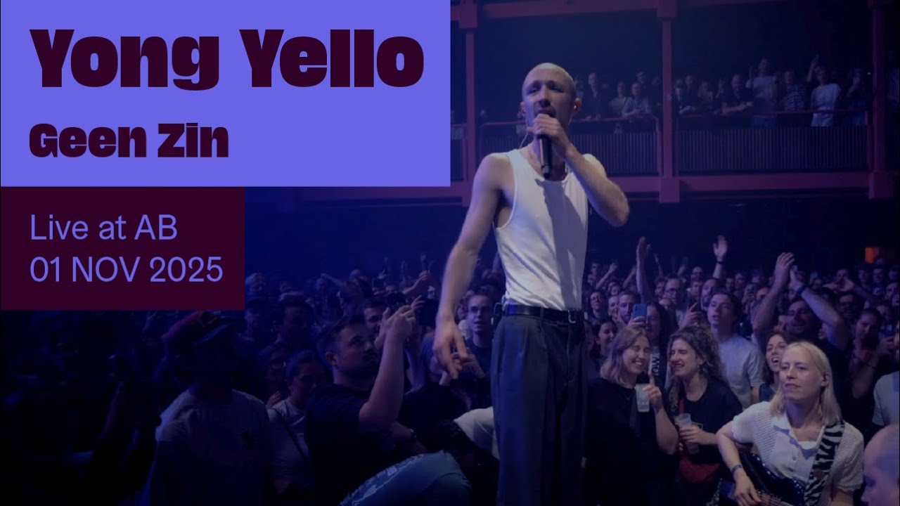 Yong Yello - Geen Zin Live at AB - Ancienne Belgique