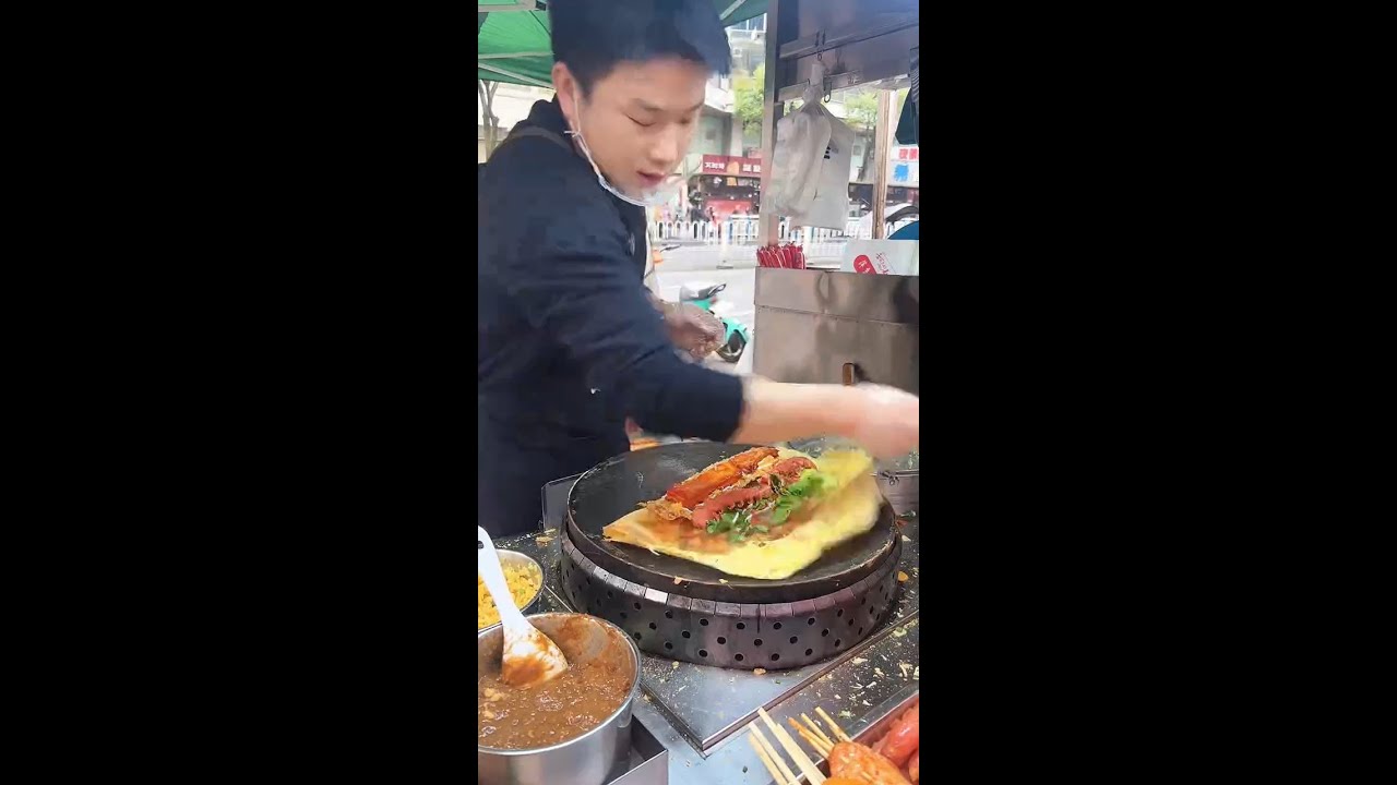 🔴 LIVE: Chinese Jianbing Crepes Breakfast | Street Food Making Mastery POV in Action China