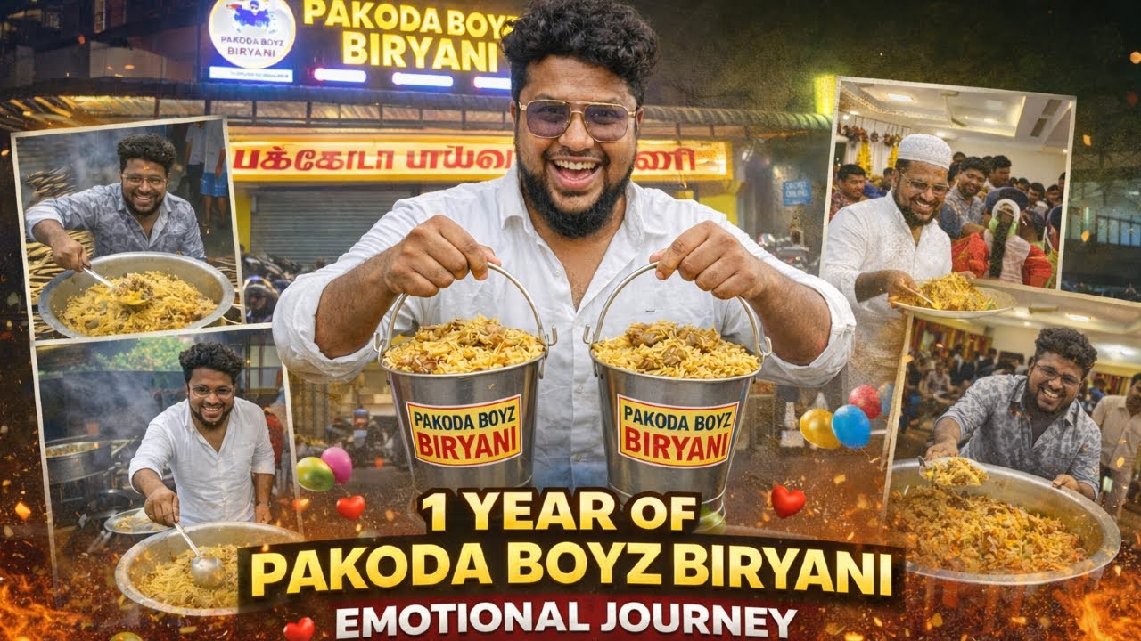 1 YEAR of Pakoda Boyz Biryani | Best Biryani in Chennai | Tamil Food Review