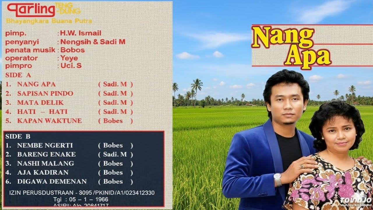 TARLING CIREBONAN PALING LEGENDARIS | Suaranya Adem Enak di Telinga | Nengsih S feat Sadi M