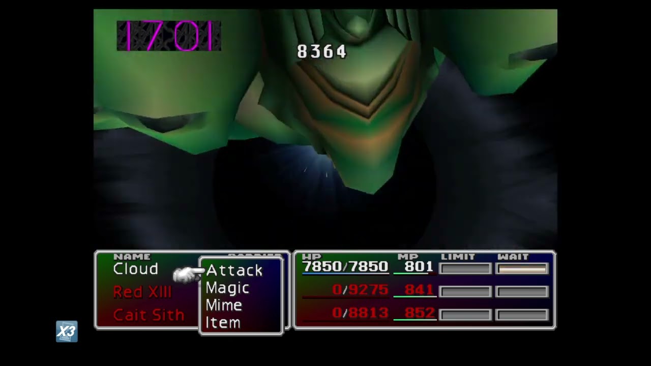 Final Fantasy VII - Emerald Weapon, Cloud solo