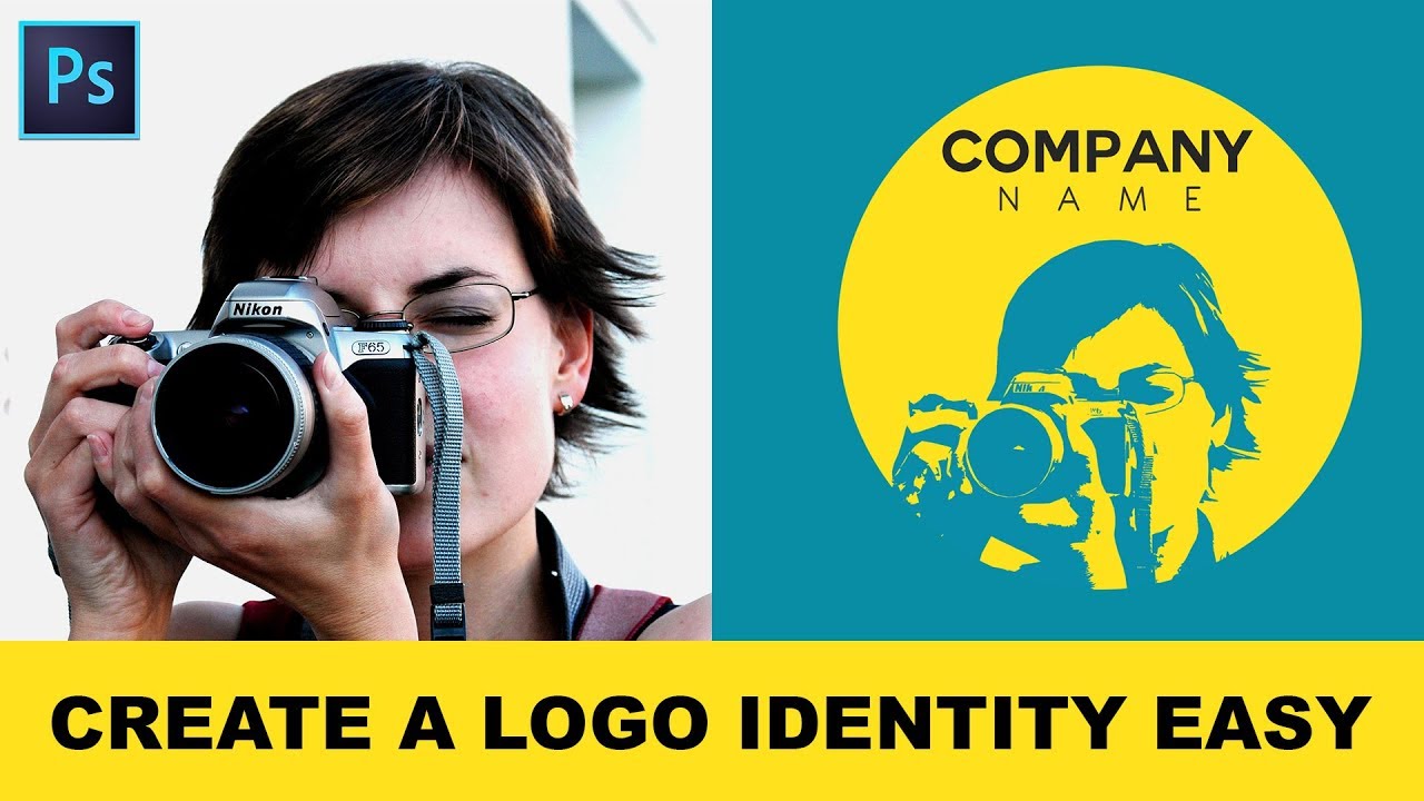 How to Convert Photos into Logo Identity in Photoshop - Creating Illustrative Logo From a Photograph