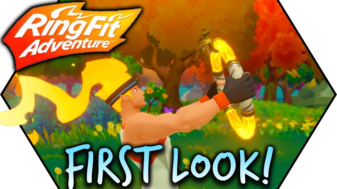 A... Fitness... RPG?! Squats For Damage?! Ring Fit Adventure - First Look
