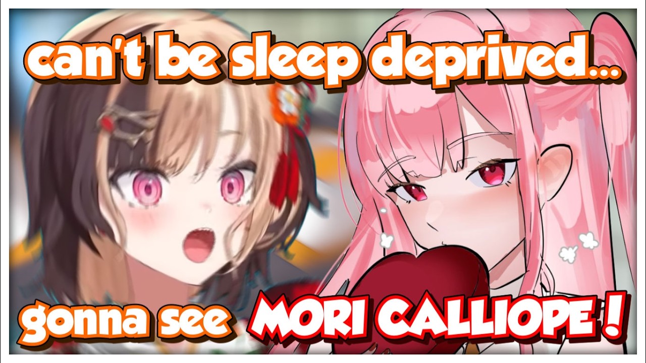 Even Sleep Deprivation Can’t Stop Gigi from Seeing the Beautiful MORI CALLIOPE!!!