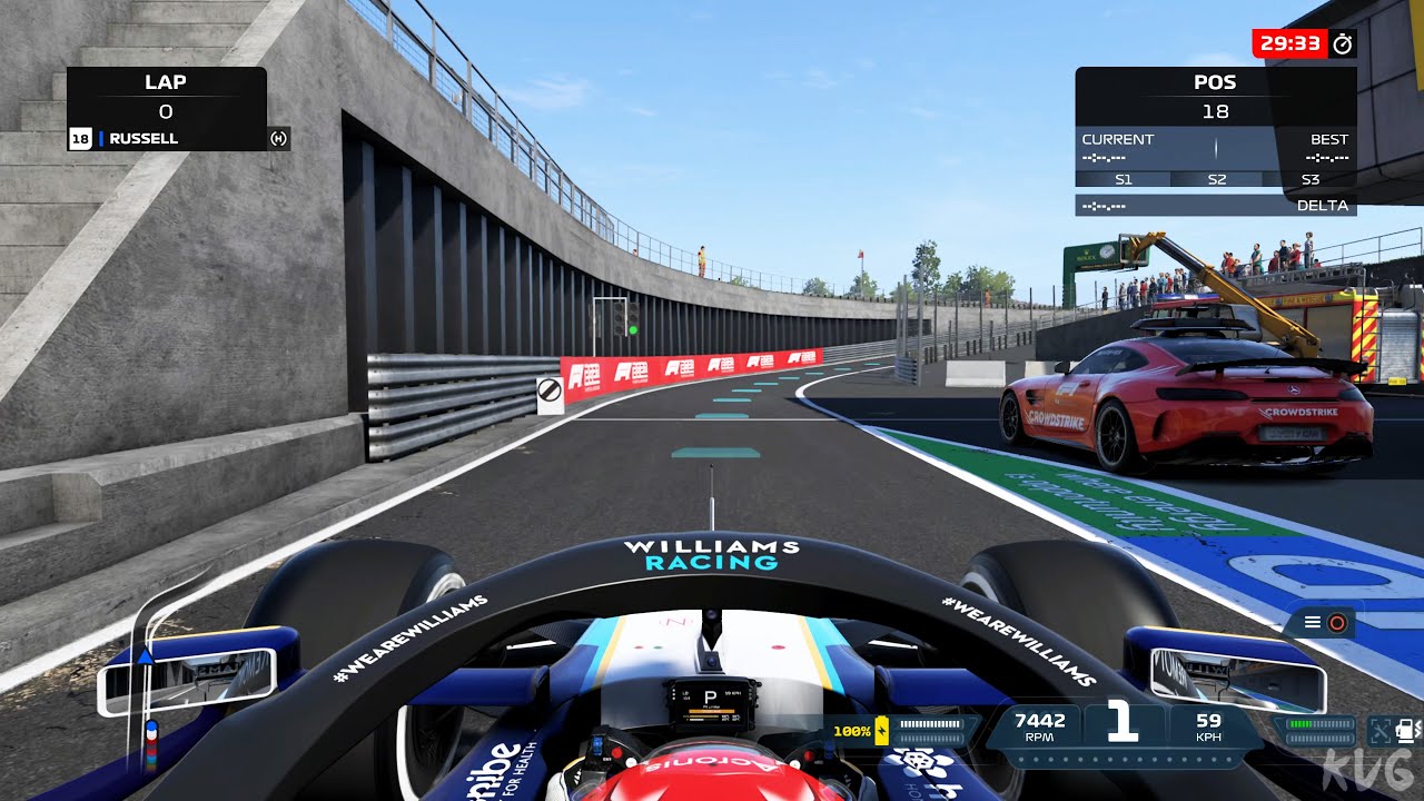 F1 2021 - Williams Racing FW43B - Gameplay (PS5 UHD) [4K60FPS]