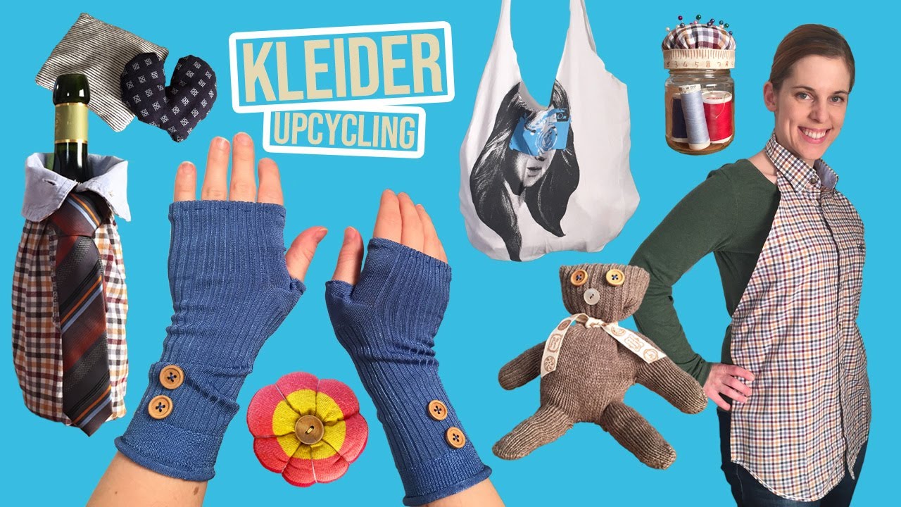 14 Upcycling Ideen aus alten Klamotten - alte T-Shirts, Hemden, etc. wiederverwenden