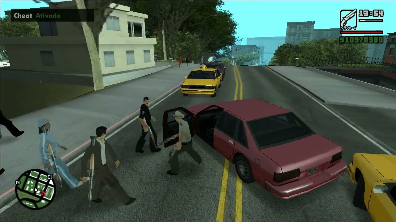GTA San Andreas MOD MENU jogo ORIGINAL! PC