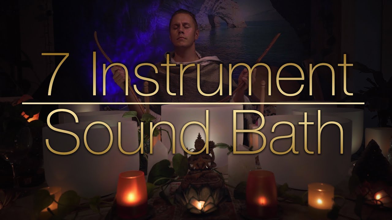 7 Instrument Sound Bath - Sound Healing (No Talking, 4K) Sleep / Study / Meditation / Sleep Music
