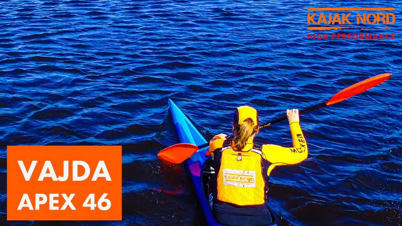 Das schnelle Kajak VAJDA K1 Apex 46 - Marathonkajak, Rennkajak, Fitnesskajak - 4K oder HD anklicken!