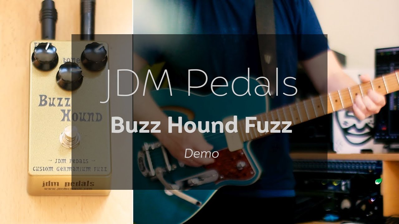 JDM Pedals Buzz Hound Germanium Fuzz no-talking demo (Baldwin Burns Buzzaround Clone)