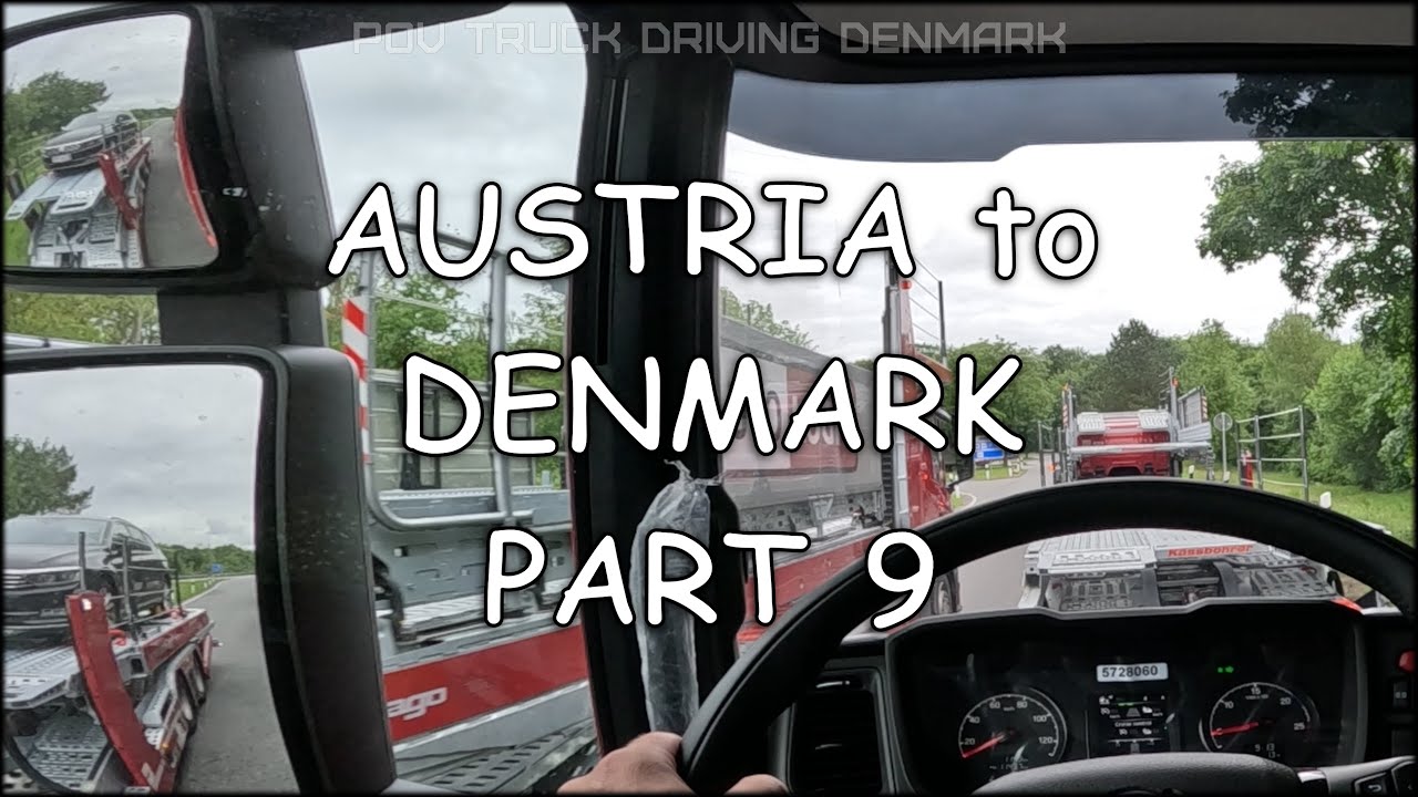 ASMR dk POV Driving Scania 420 P: Austria to Denmark pt 9.