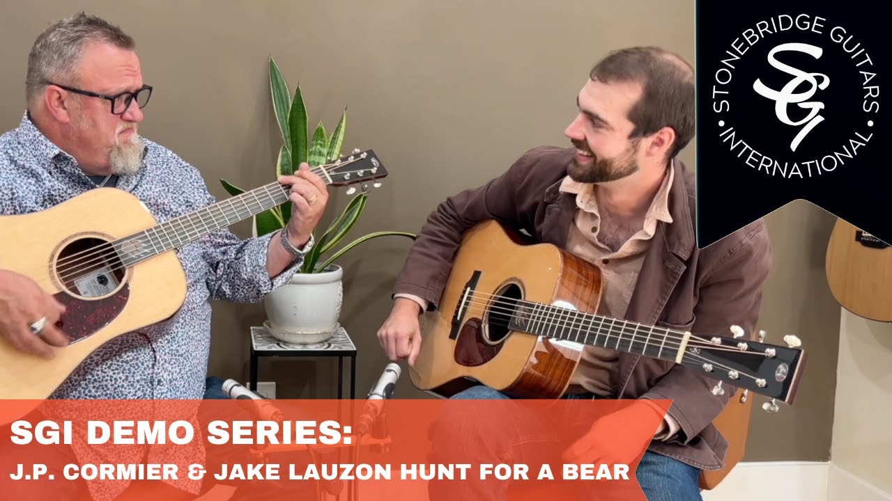 🐻BEAR🐻 HUNT - SGI Artist Jake Lauzon chooses an Avenir Bear Acoustic Guitar Model