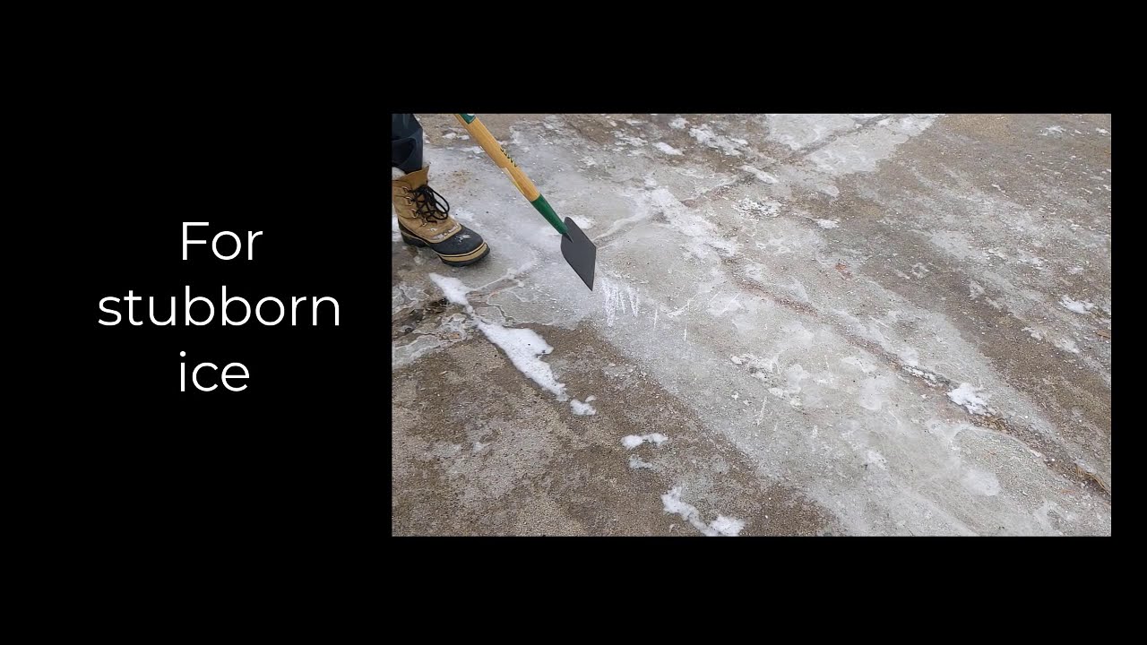 Remove troublesome ice from walkways